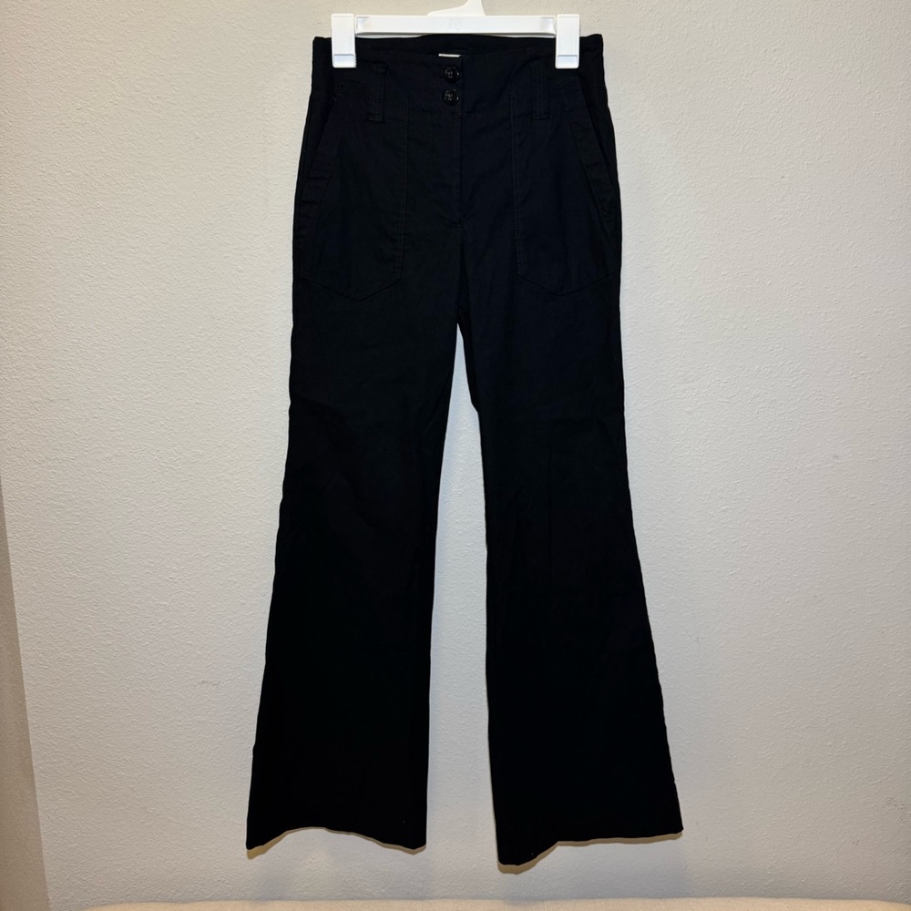 Anthropologie Maeve The Naomi Linen blend Wide-Leg
Flare Pants
